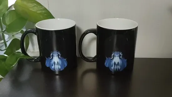 Taza de cerámica Taza de regalo de taza de esmalte de color Taza de Navidad
