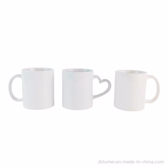 Taza de café de viaje con cuchara de cambio de color de sublimación de porcelana de cerámica esmaltada personalizada